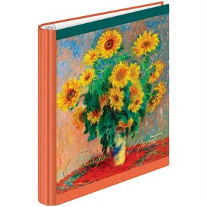 Тетрадь на кольцах А5, 120л., 7БЦ, ArtSpace "Живопись. Claude Monet", глянцевая ламинация, тиснение фольгой R321626