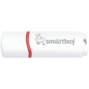 Память Smart Buy "Crown"  8GB, USB 2.0 Flash Drive, белый R218759