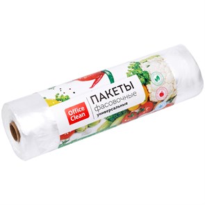 Пакеты фасовочные OfficeClean, ПНД, 30*40см, 12мкм, рулон на втулке, 500шт. R317618