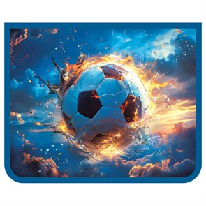 Папка для тетрадей 1 отделение, ArtSpace "Football", А5, пластик, на молнии R380280