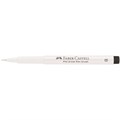 Ручка капиллярная Faber-Castell "Pitt Artist Pen Brush" цвет 101 белый, 2,5мм,  пишущий узел "кисть" - фото 154616