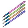 Ручка шариковая Berlingo "I-10 Color" 0,4мм, синяя, корпус ассорти - фото 160786
