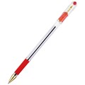 Ручка шариковая MunHwa MC Gold красная 0,5мм, грип, , штрих-код - фото 161791