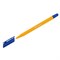 Ручка шариковая OfficeSpace "xTrio" синяя, 0,7мм, трехгр., желтый корпус, на масл. основе, штрихкод - фото 161992