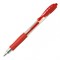 Ручка гелевая PILOT G-2,  0.5 мм, автоматическая, красные чернила, грип - фото 163112