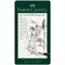 Набор карандашей ч/г Faber-Castell "Castell 9000 Design Set", 12шт., 5H-5B, заточен., метал. кор. - фото 209588