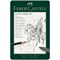 Набор карандашей ч/г Faber-Castell "Pitt Graphite", 11 предметов, заточен., метал. кор. - фото 209648