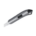 Нож канцелярский 18мм Berlingo "Razzor 200", auto-lock, металл.направл., серый, европодвес - фото 211797