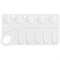 Палитра Гамма, прямоугольная, 10 ячеек, белая, пластик - фото 214654