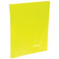 Папка c зажимом Berlingo "Neon", 17мм, 700мкм, неоновая желтая - фото 215738