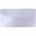 Папка-конверт на кнопке OfficeSpace С6 (135*250мм), 150мкм, прозрачная - фото 219567