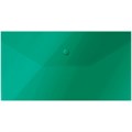 Папка-конверт на кнопке OfficeSpace, C6, 150мкм, зеленая - фото 219569