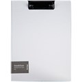 Папка-планшет с зажимом Berlingo "Steel&amp;Style" A4, пластик (полифом), белая - фото 219791