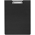 Папка-планшет с зажимом OfficeSpace А4, пластик (полифом), черный - фото 219854