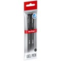 Ручка гелевая Berlingo "X-Gel" черная, 0,5мм, 2шт, пакет с европодвесом - фото 229176