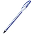 Ручка гелевая Crown "Hi-Jell Needle" синяя, 0,5мм, игольчатый стержень - фото 229305