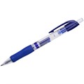 Ручка гелевая автоматическая Crown "CEO Jell" синяя, 0,7мм, грип - фото 229555