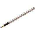 Ручка перьевая Luxor "Sleek" синяя, 0,8мм, корпус серый металлик - фото 230486