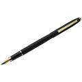 Ручка перьевая Luxor "Sterling" синяя, 0,8мм, корпус черный/золото - фото 230487