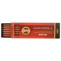 Сангина Koh-I-Noor "Gioconda", коричневая красная, стержень, 5,6мм, 6шт., пластик короб - фото 233340