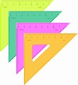 Треугольник 45°, 7см СТАММ "Neon", ассорти - фото 250244