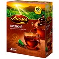 Чай Лисма "Крепкий", черный, 100 пакетиков по 2г - фото 253758