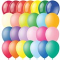 Воздушные шары, 100шт., М12/30см, Поиск, ассорти, пастель+декор - фото 266235