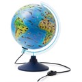 Глобус Зоогеографический Globen, 25см, интерактивный с подсветкой от сети + очки виртуальной реально - фото 266365