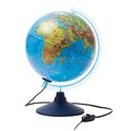 Глобус физико-политический Globen, 25см, интерактивный, с подсветкой на круглой подставке - фото 266414