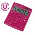Калькулятор настольный Citizen SDC-812NRPKE, 12 разрядов, двойное питание, 102*124*25мм, розовый - фото 275091