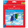 Карандаши цветные Faber-Castell 48цв., трехгран., заточен., картон, европодвес, с точилкой - фото 279841