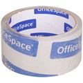 Клейкая лента упаковочная OfficeSpace, 48мм*40м, 38мкм, крист. чистая, ШК - фото 283916