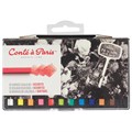 Набор цветных мелков Conte a Paris, 12 шт, пласт. коробка - фото 284153