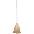Веник-метла натуральная сорго York, плоская, деревянный черенок 100см - фото 294136