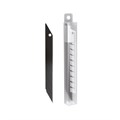 Лезвия для канцелярских ножей Berlingo, 9мм, 5шт., черный цвет,  блистер, европодвес - фото 295039