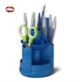 Набор настольный вращающийся пластиковый ErichKrause® Mini Desk, Ice Metallic, синий - фото 305925