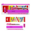 Набор в zip-пакете ErichKrause® Neon Solid, розовый (в пакете по 12 шт.) - фото 315986