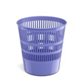 Корзина для бумаг сетчатая пластиковая ErichKrause Pastel, 12л, фиолетовый - фото 316023