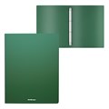 Папка на 4 кольцах пластиковая ErichKrause® Matt Classic, 24мм, A4, зеленый  (в пакете по 4 шт.) - фото 320366