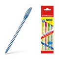 Набор из 4 ручек шариковых ErichKrause Neo® Stick Candy 0.7, Super Glide Technology, цвет чернил син - фото 322978