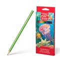 Цветные карандаши деревянные ArtBerry® шестигранные, грифель 3 мм, 12 цветов - фото 332068