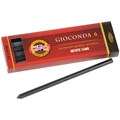 Грифели для цанговых карандашей Koh-I-Noor "Gioconda", 6B, 5,6мм, 6шт, круглый, пласт.короб - фото 336732