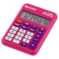 Калькулятор карманный Eleven LC-110NR-PK, 8 разрядов, питание от батарейки, 58*88*11мм, розовый - фото 338354