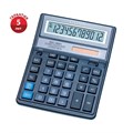 Калькулятор настольный Citizen SDC-888XBL, 12 разрядов, двойное питание, 158*203*31мм, синий - фото 338399