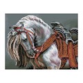 Алмазная мозаика ТРИ СОВЫ "Богатырский конь", 30*40см, холст на деревянном подрамнике, картонная кор - фото 352129