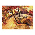 Алмазная мозаика ТРИ СОВЫ "Золотая осень", 30*40см, холст на деревянном подрамнике, картонная коробк - фото 352656