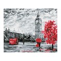 Алмазная мозаика ТРИ СОВЫ "Красный Лондон", 40*50см, холст, картонная коробка с пластиковой ручкой - фото 352711