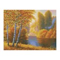Алмазная мозаика ТРИ СОВЫ "Осень", 40*50см, холст на деревянном подрамнике, картонная коробка с плас - фото 353041