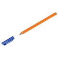 Ручка шариковая СТАММ "800" синяя, 0,7мм, оранжевый корпус - фото 357890