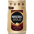 Кофе растворимый Nescafe "Gold", сублимированный, с молотым, тонкий помол, мягкая упаковка, 750г - фото 369428